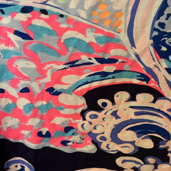 LILLY Pulitzer Waverly Top 3/4 Sleeve Multi All That She Wants Size XS - Picture 6 of 6